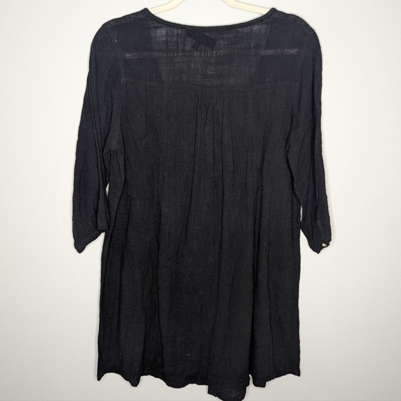 Pretty Angel Bejeweled Witch Core Gothic Tunic Dress with Charms/Tassels size L - Picture 6 of 6